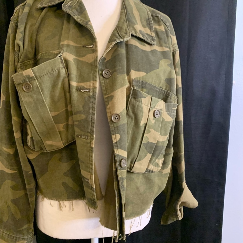 Top shop camouflage cropped jacket - Picture 4 of 6